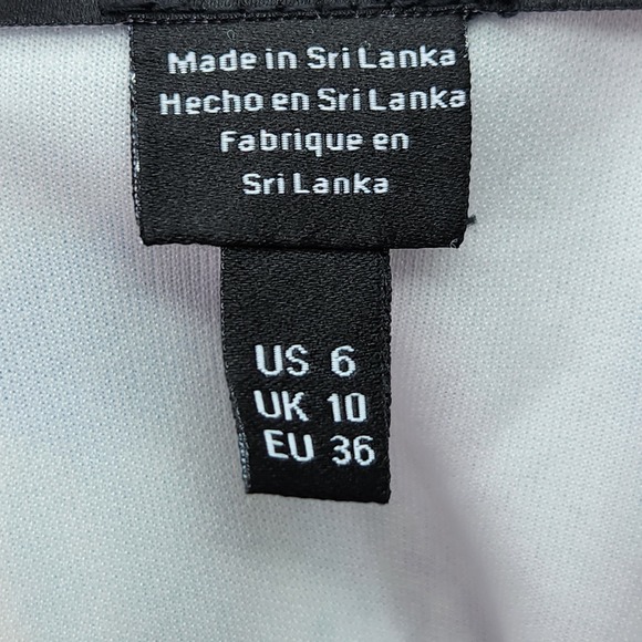 Maggy London Women's Blue Yellow Floral Sheath Dress Short Sleeve Midi Size‎ 6 - Picture 6 of 9